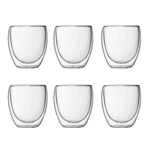 Bodum Pavina Glass - 6 Pack - 8oz or 12oz