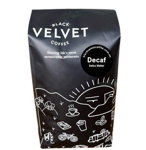 Swiss Water Decaf - Premium Espresso Blend | Buy Black Velvet Coffee