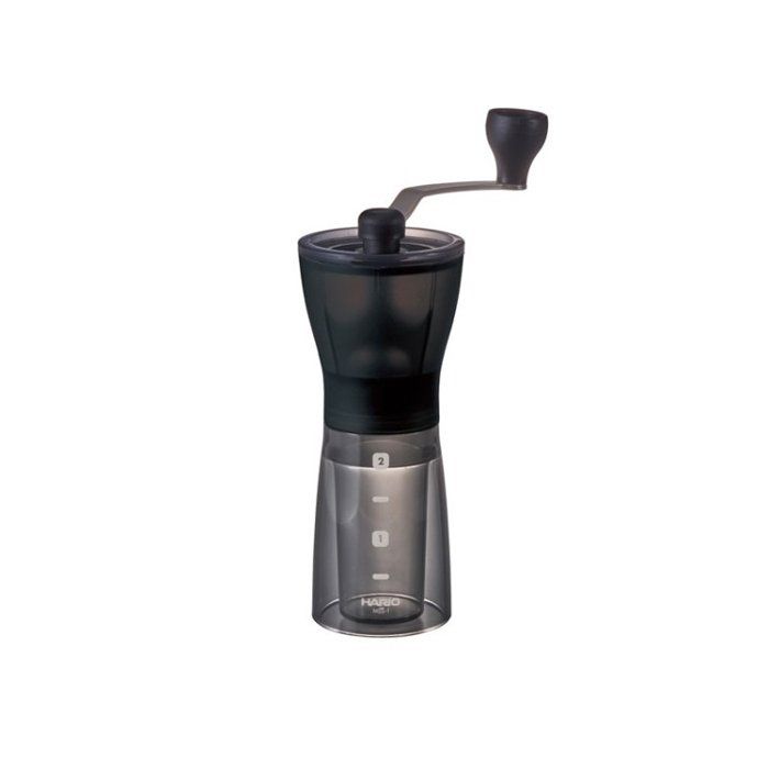 Hario Mini Coffee Mill Plus - Transparent Black